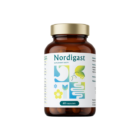Nordigast Norsa Pharma 60 capsules food supplement with botanical extracts, bromelain and amino acids, box and bottle